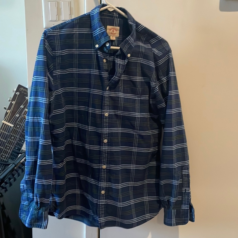 Brooks Brothers red fleece shirt size medium